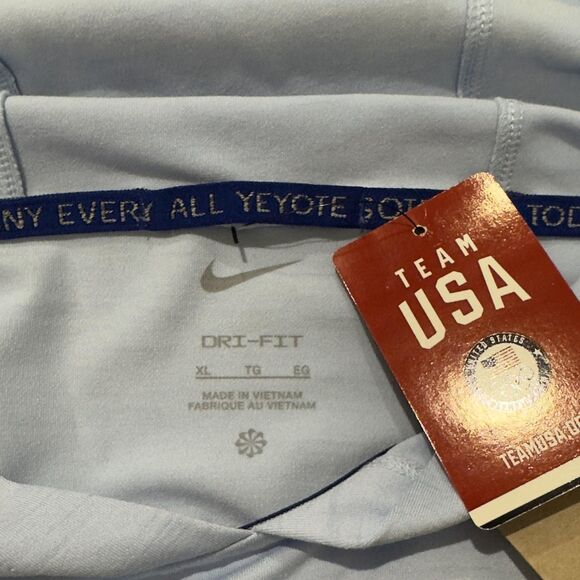 Nike Dri-FIT Team USA Olympic Yoga Restore Hoodie Sz XL Blue FN0980-477 pullover - Picture 5 of 13